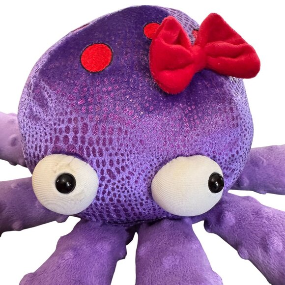 Scentsy Buddy Bubbles the Octopus Purple‎ 12" Stuffed Animal Textured Plush - Picture 2 of 14